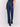 Dark blue bootcut jeans with a five-pocket design and button fly, perfect for casual or dressy occasions by Charlie B.