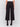 Black cropped wide-leg pants with a side zipper closure by Charlie B, perfect for professional or casual settings.