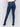 Dark blue slim-leg jeans featuring cuffed hems and a five-pocket design by Charlie B.