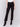 Black cuffed ponte pants featuring a straight leg fit, with welt pockets and a cuffed hem by Charlie B.