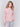 Woodrose pink sweater with long sleeves featuring side tab details and a round hem by Charlie B.