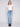 Charlie B Bootcut Jeans with Asymmetrical Hem - Light Blue - Image 6